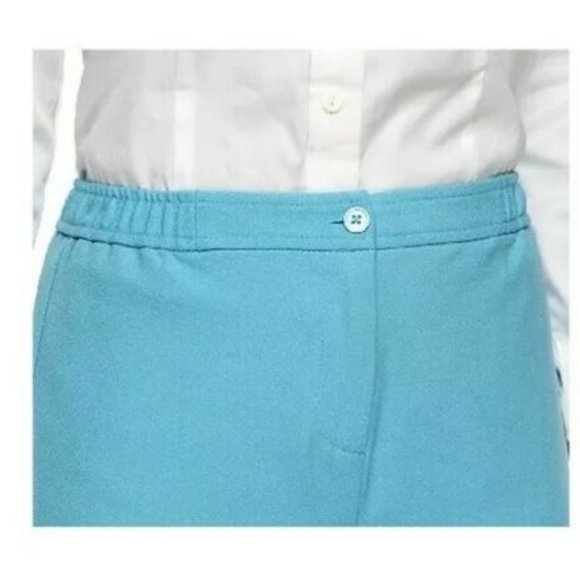 NWT LINEA BY LOUIS DELL'OLIO AQUA WOVEN PANTS 26 - Picture 10 of 13